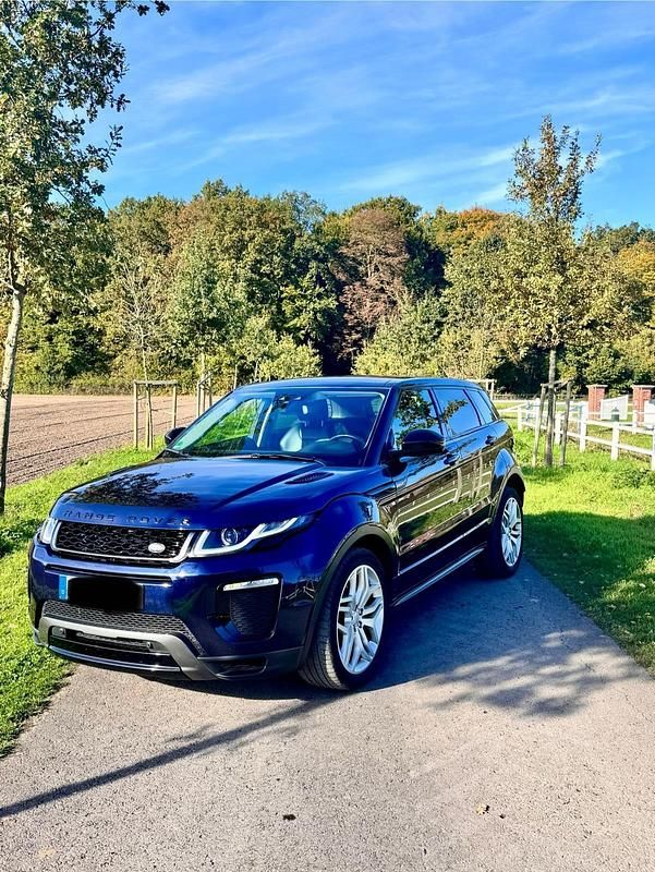 Blau Gebraucht 2015 Land Rover Range Rover evoque HSE SUV | 15.799 € - Bild 1/4