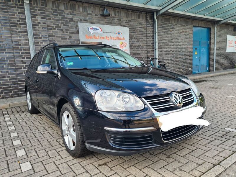 Schwarz Gebraucht 2008 VW Golf VI Comfortline Kombi | 3.400 € (Guter Preis) - Bild 1/4