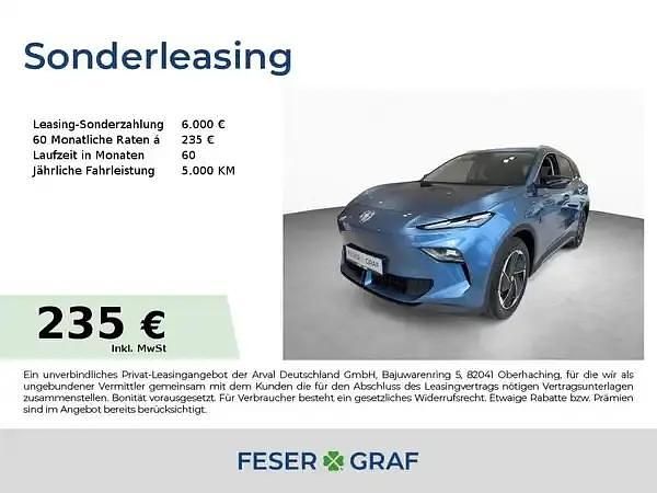 Neu MG MG5 EV Luxury 169 kW (231 PS) 2025 Blau Kombi