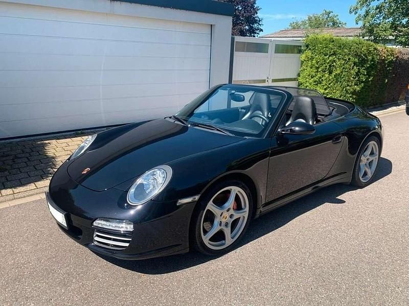 Schwarz Gebraucht 2006 Porsche 911 Carrera 4S Cabriolet Cabrio | 38.500 € - Bild 1/4