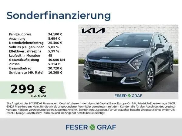 Pentametal grau Neu 2025 Kia Sportage Spirit SUV | 32.450 € (Guter Preis) - Bild 1/4