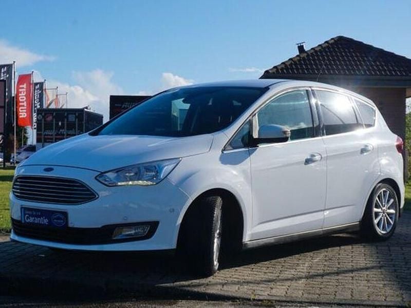 Gebraucht Ford C-MAX Titanium 125 PS (91 kW) 2016 Weiß Van / Kleinbus