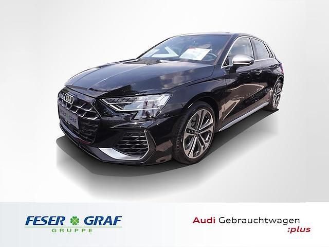 Mythosschwarz metallic Gebraucht 2024 Audi S3 Ambiente Limousine | 42.440 € (Superpreis) - Bild 1/4
