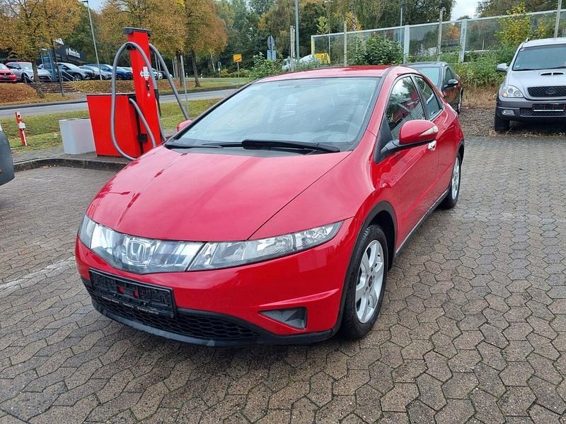 Rot Gebraucht 2008 Honda Civic Comfort Limousine | 3.900 € (Superpreis) - Bild 1/4