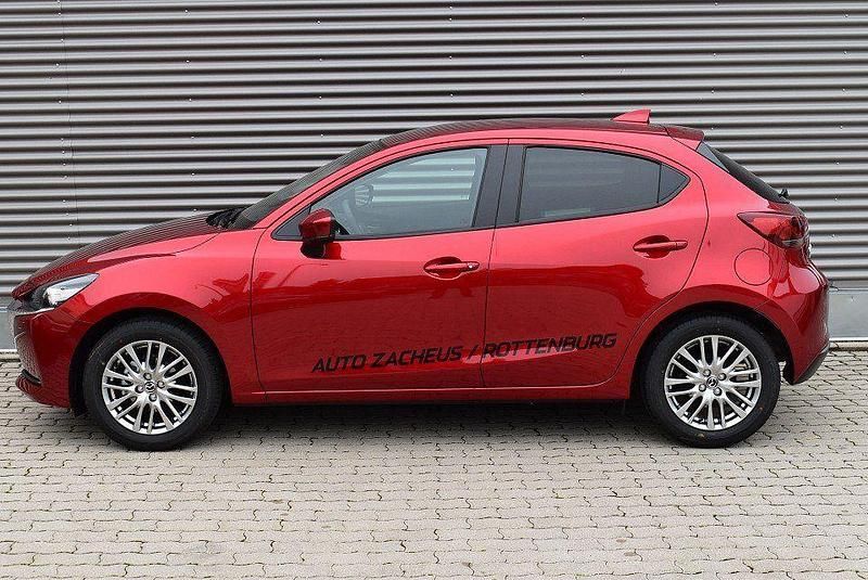 Gebraucht Mazda 2 Touring 90 PS (66 kW) 2021 Magmarot (metallic) Kleinwagen