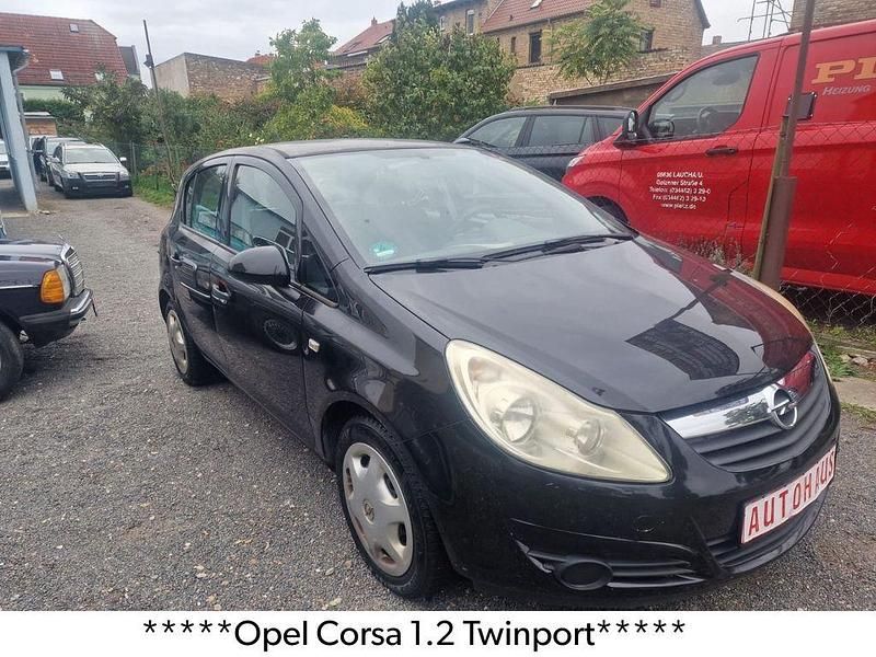 Schwarz Gebraucht 2009 Opel Corsa Limousine | 1.290 € (Guter Preis) - Bild 1/4