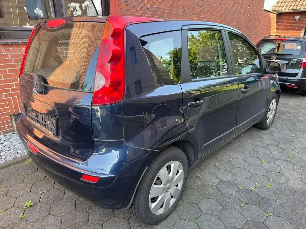 Gebraucht Nissan Note Acenta 88 PS (64 kW) 2008 Blau Kleinwagen