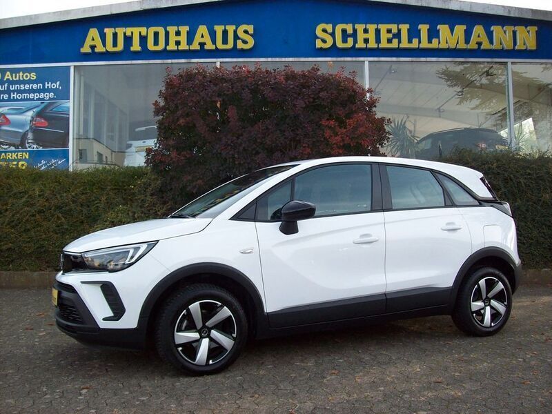 Weiß metallic Gebraucht 2021 Opel Crossland SUV | 16.970 € (Fairer Preis) - Bild 1/4