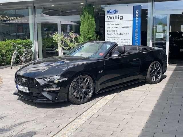 Schwarz Gebraucht 2022 Ford Mustang GT Convertible Cabrio | 87.749 € - Bild 1/3