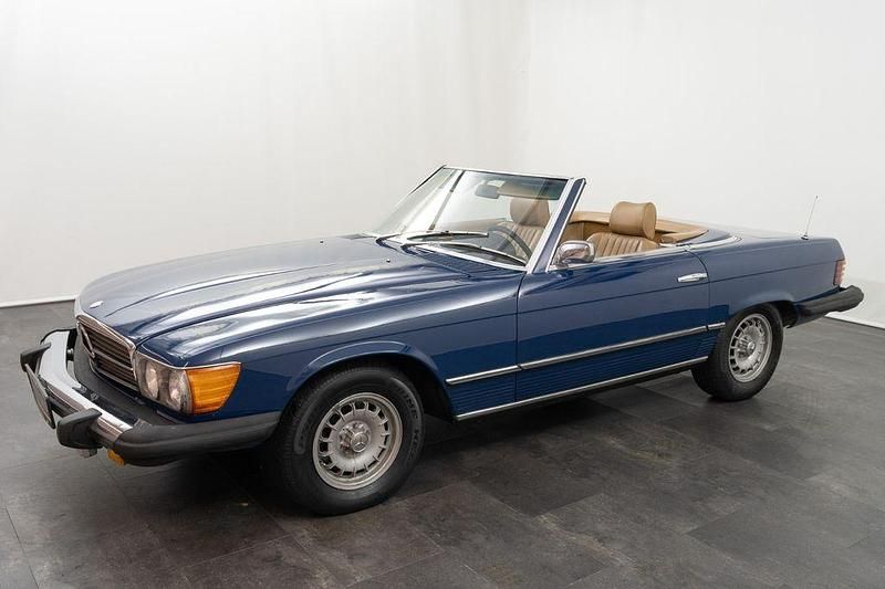 Blau Gebraucht 1975 Mercedes SL450 Cabrio | 23.000 € - Bild 1/4