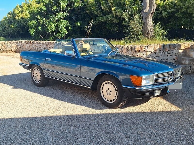 Blau Gebraucht 1981 Mercedes SL280 Cabrio | 31.000 € - Bild 1/4