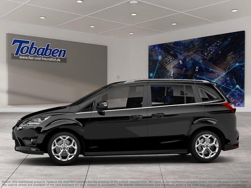 Gebraucht Ford C-MAX Titanium 125 PS (91 kW) 2018 Schwarz Van / Kleinbus