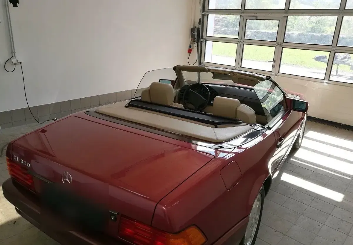 Gebraucht Mercedes SL320 231 PS (169 kW) 1993 Rot Cabrio