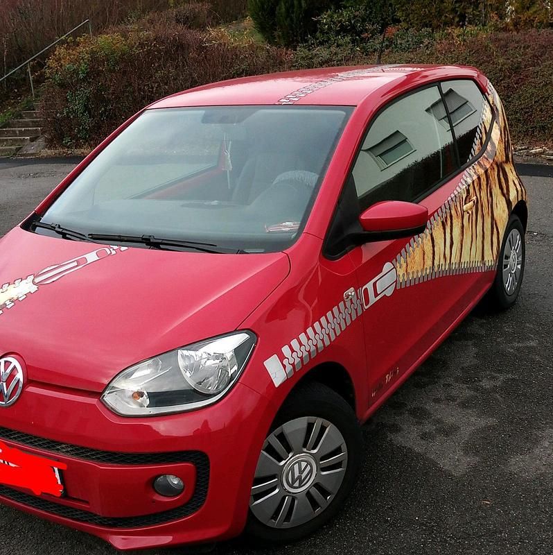 Rot Gebraucht 2012 VW up! move up! Kleinwagen | 2.900 € (Superpreis) - Bild 1/4