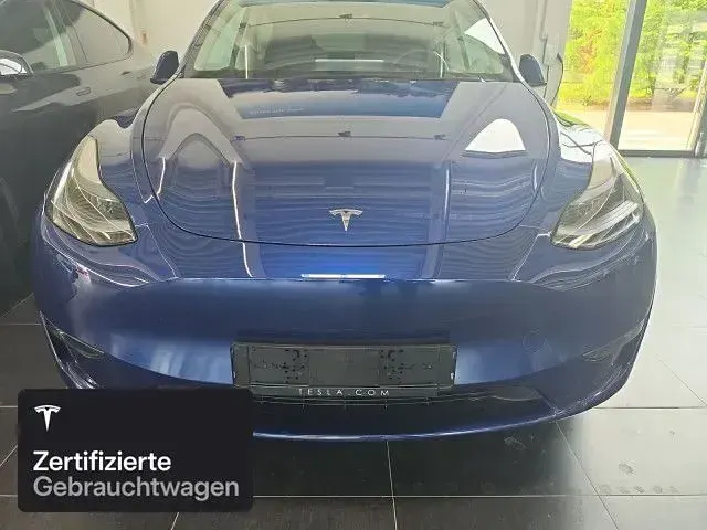 Brugt Tesla Model Y Long Range AWD 258 kW (351 HK) 2023 Blå SUV