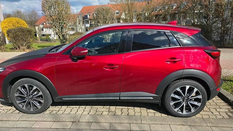 Gebraucht Mazda CX-3 121 PS (88 kW) 2019 Rot SUV