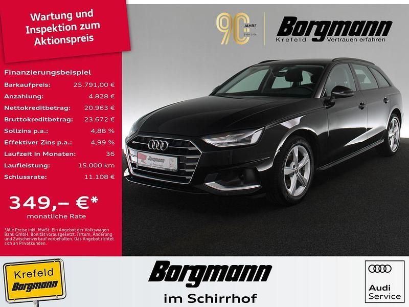 Gebraucht Audi A4 Advanced 163 PS (119 kW) 2021 Schwarz / mythosschwarz Kombi