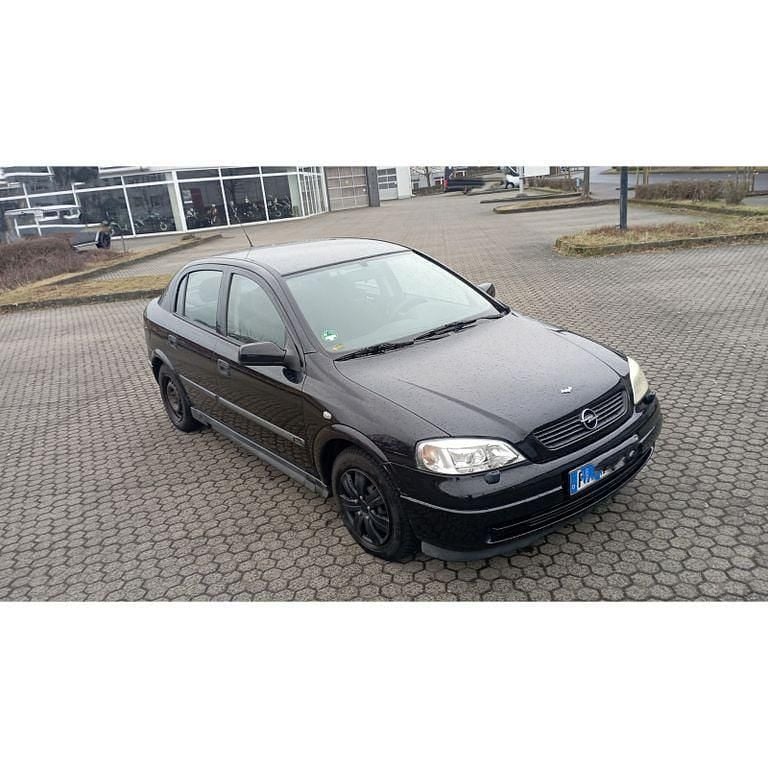 Gebraucht Opel Astra 84 PS (61 kW) 2002 Schwarz Limousine