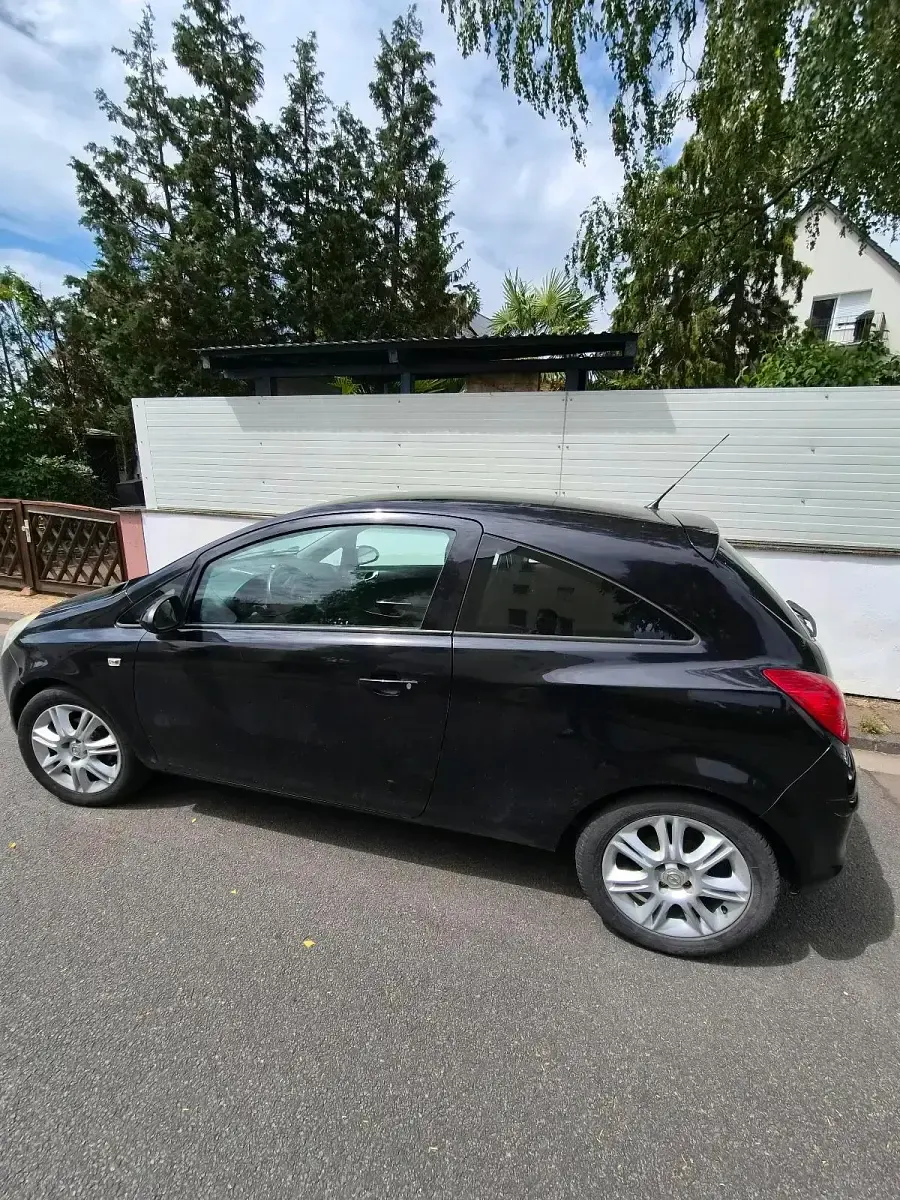 Gebraucht Opel Corsa 2008 Schwarz Kleinwagen