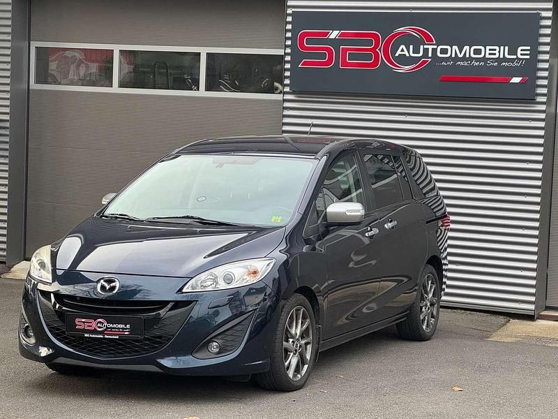 Deep crystal blue Gebraucht 2015 Mazda 5 Sendo Van / Kleinbus | 6.950 € (Fairer Preis) - Bild 1/4