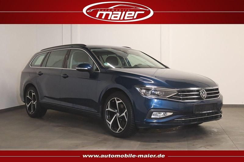 Aquamarinblau metallic Gebraucht 2020 VW Passat Business Kombi | 18.700 € (Guter Preis) - Bild 1/4