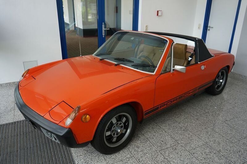 Orange Gebraucht 1974 Porsche 914 Cabrio | 22.900 € - Bild 1/4