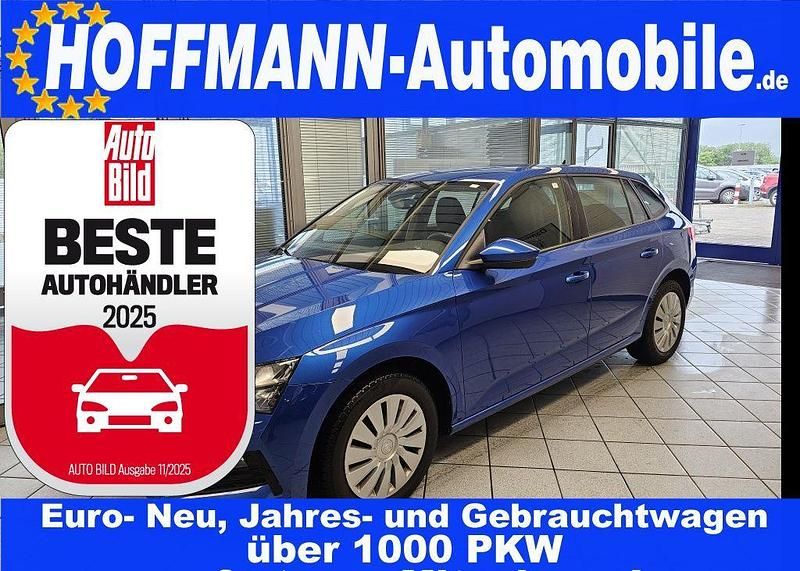 Raceblaumet. (metallic) Gebraucht 2022 Skoda Scala Ambition Kleinwagen | 18.700 € (Fairer Preis) - Bild 1/4