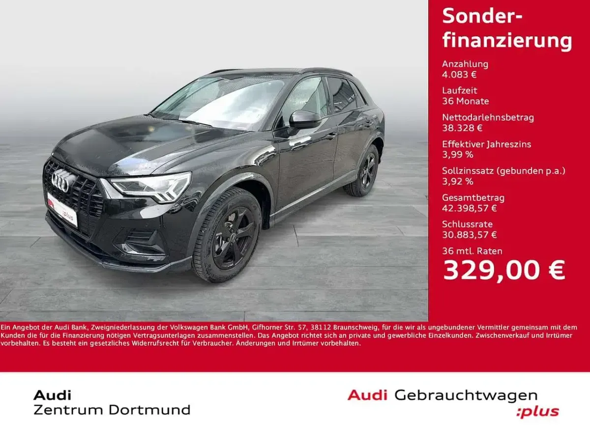 Gebraucht Audi Q3 Advanced 190 PS (139 kW) 2025 Schwarz SUV