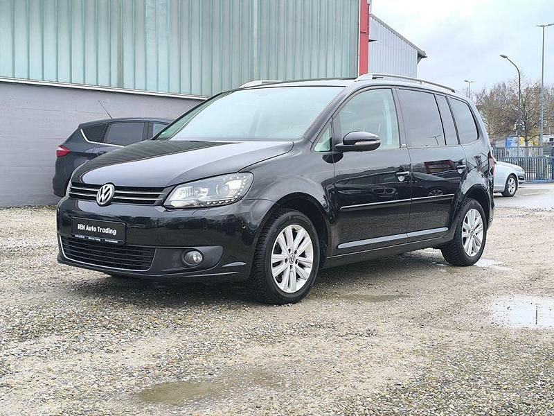 Gebraucht VW Touran Style 140 PS (102 kW) 2012 Schwarz Van / Kleinbus