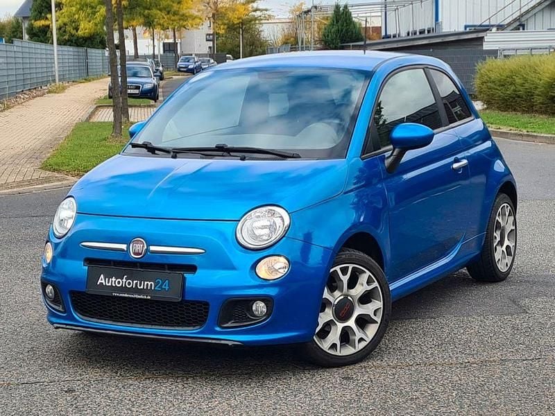 Blau Gebraucht 2014 Fiat 500S S Kleinwagen | 7.499 € (Fairer Preis) - Bild 1/4
