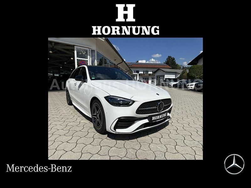 Unilack polarweiß Gebraucht 2025 Mercedes C220 AMG Kombi | 58.980 € - Bild 1/4