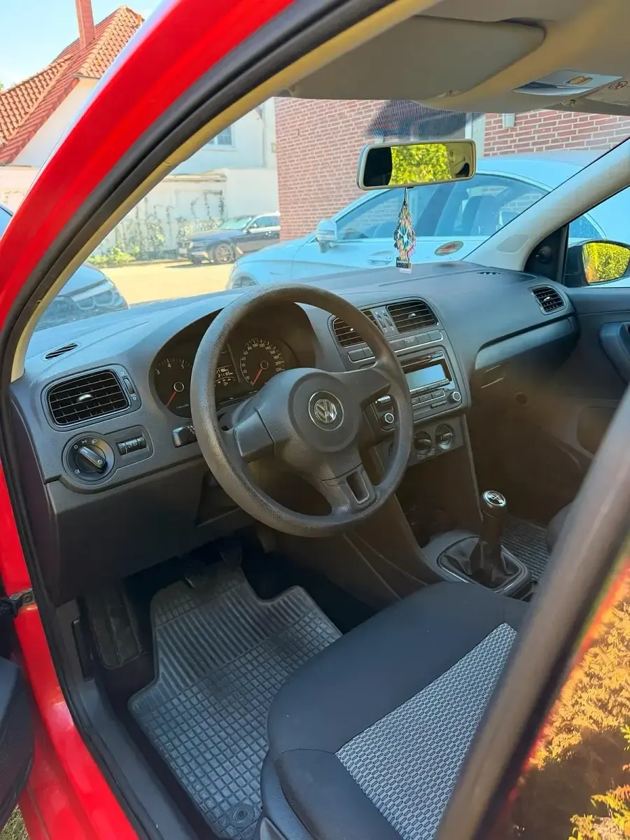 Gebraucht VW Polo 2009 Rot Kleinwagen