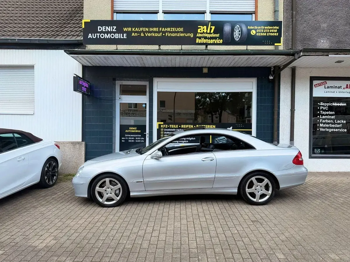 Gebraucht Mercedes CLK280 231 PS (169 kW) 2006 Silber Coupé