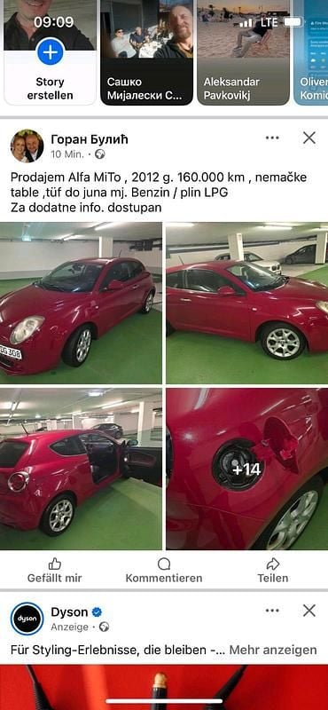 Gebraucht Alfa Romeo MiTo 79 PS (58 kW) 2012 Rot Kleinwagen