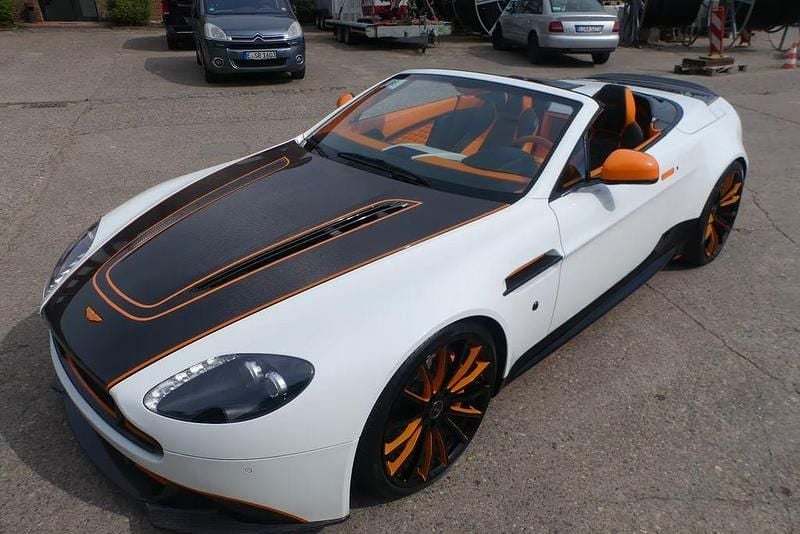 Weiß Gebraucht 2010 Aston Martin V8 Vantage Cabrio | 58.980 € (Superpreis) - Bild 1/4