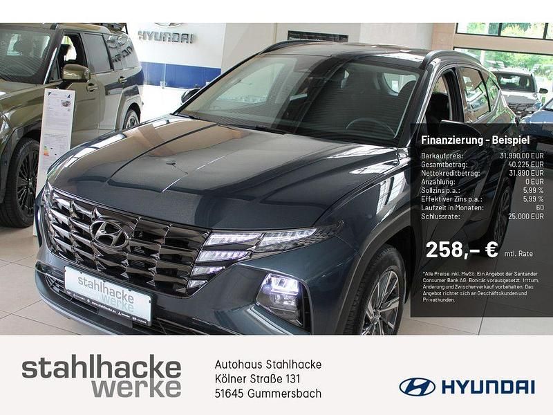 Blau Neu 2024 Hyundai Tucson Select SUV | 31.990 € (Superpreis) - Bild 1/4