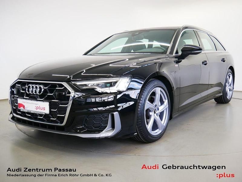 Schwarz Gebraucht 2024 Audi A6 S-Line Kombi | 48.725 € (Teuer) - Bild 1/4
