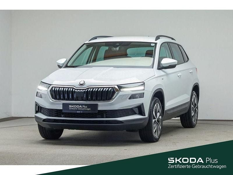 Gebraucht Skoda Karoq Tour 150 PS (110 kW) 2022 Moon weiß perleffekt (metallic) SUV