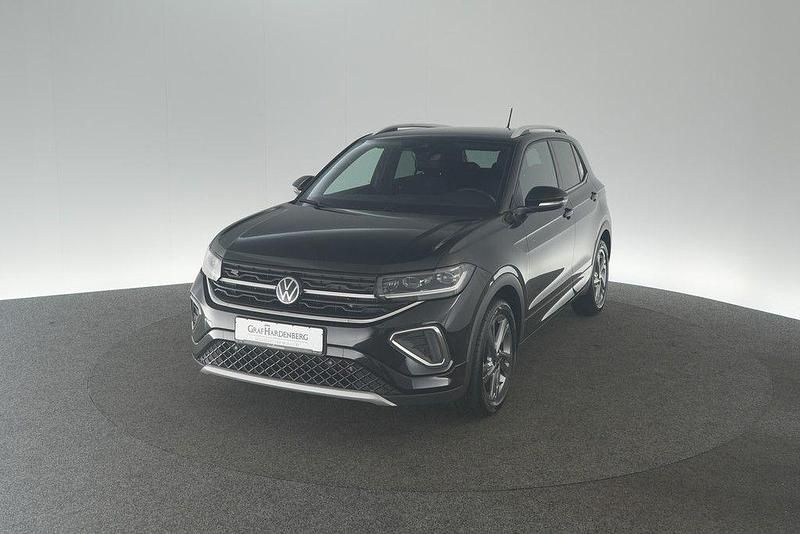 Schwarz Gebraucht 2024 VW T-Cross R-line SUV | 27.460 € (Fairer Preis) - Bild 1/4