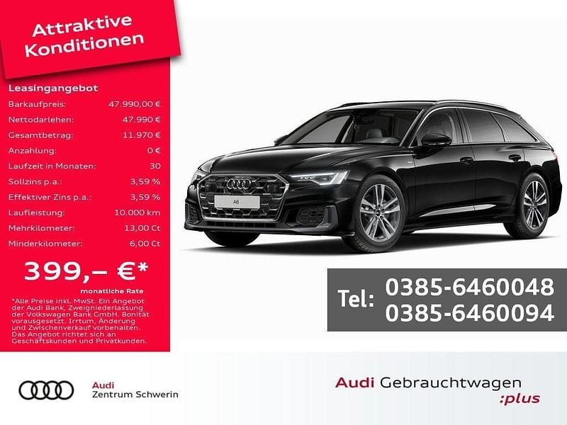 Second-hand Audi A6 Design 204 CP (150 kW) 2025 Negru Break
