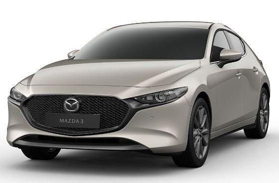Neu Mazda 3 Exclusive-Line 140 PS (102 kW) 2026 Beige Limousine