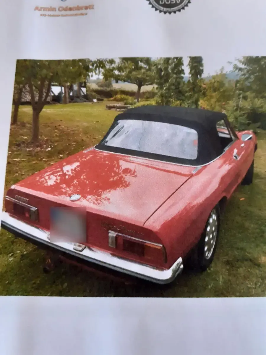 Gebraucht Alfa Romeo Spider 128 PS (94 kW) 1979 Rot Cabrio