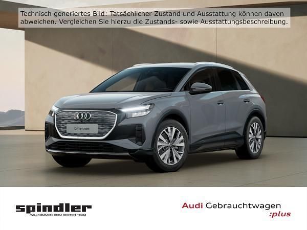 Grau (kieselgrau) Gebraucht 2022 Audi Q4 e-tron Advanced Plus SUV | 27.881 € (Fairer Preis) - Bild 1/4
