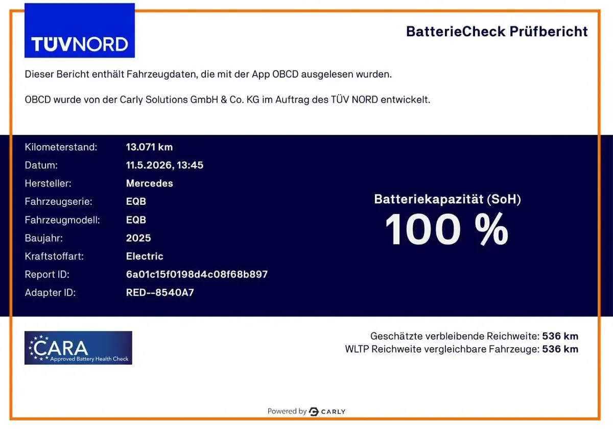 Gebraucht Mercedes EQB250+ Advanced 139 kW (190 PS) 2025 Unilack polarweiß SUV