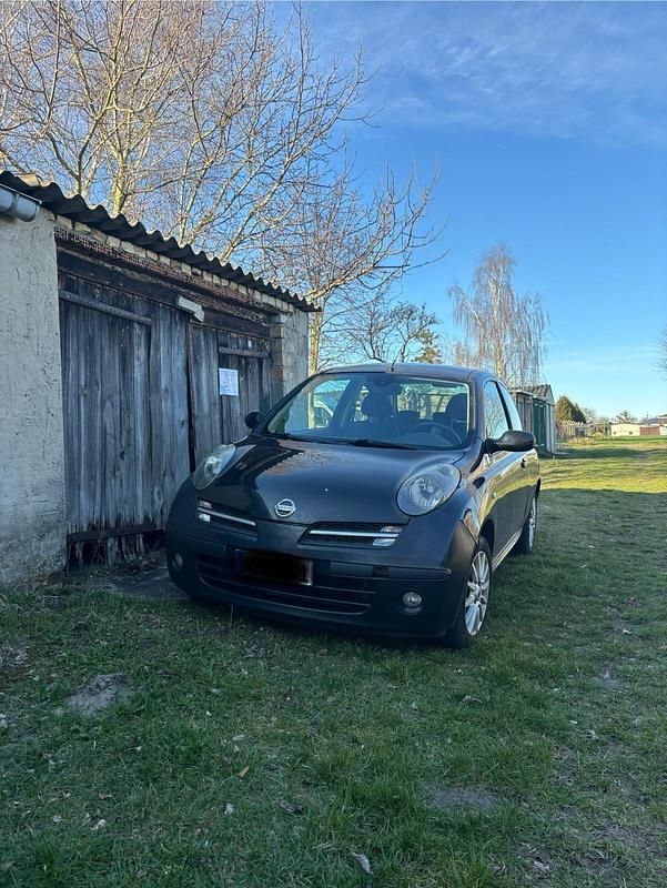 Schwarz Gebraucht 2006 Nissan Micra Kleinwagen | 550 € (Superpreis) - Bild 1/4
