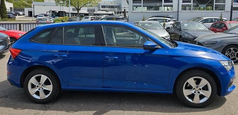 Gebraucht Skoda Scala Ambition 110 PS (80 kW) 2022 Blau Kleinwagen