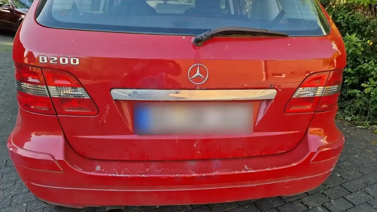 Gebraucht Mercedes B200 2006 Rot Van / Kleinbus