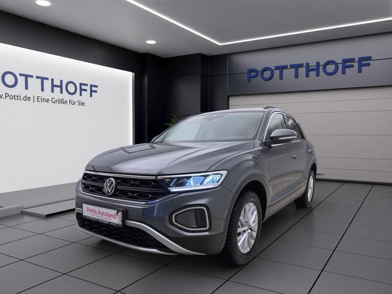 Grau Gebraucht 2024 VW T-Roc Life SUV | 21.777 € (Guter Preis) - Bild 1/4