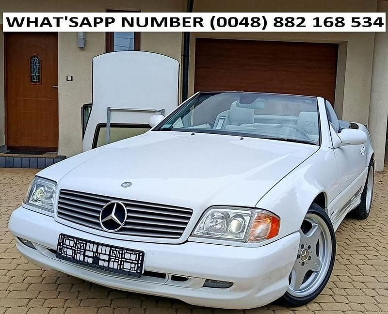 Weiß Gebraucht 2002 Mercedes SL500 Edition Cabrio | 20.870 € (Superpreis) - Bild 1/4