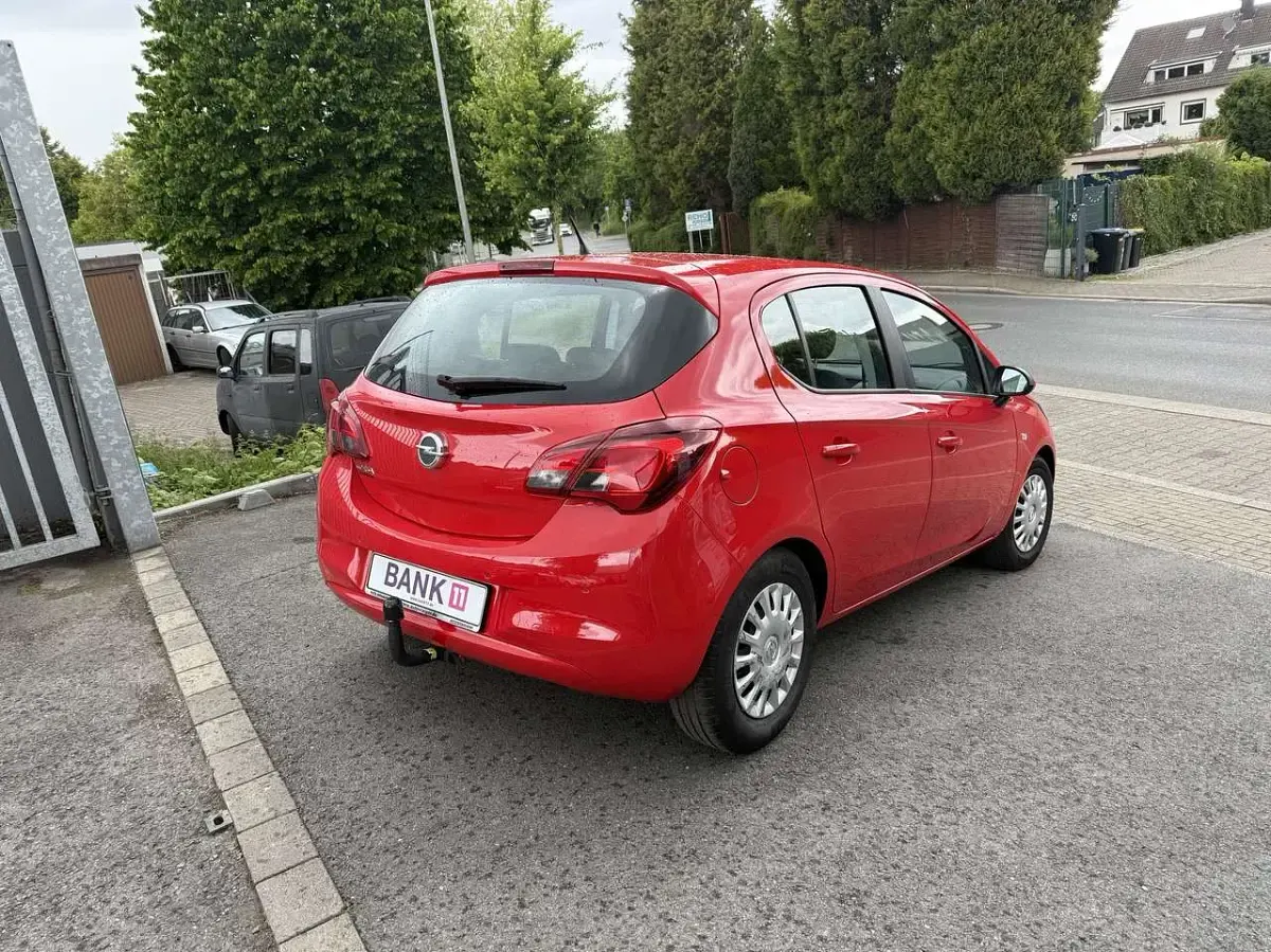 Gebraucht Opel Corsa Edition 69 PS (50 kW) 2015 Magmarot Kleinwagen